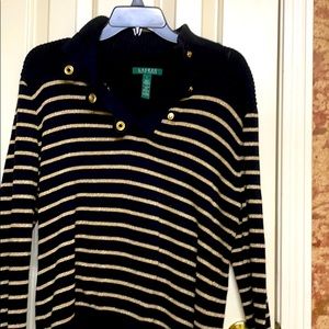 Black & gold sweater